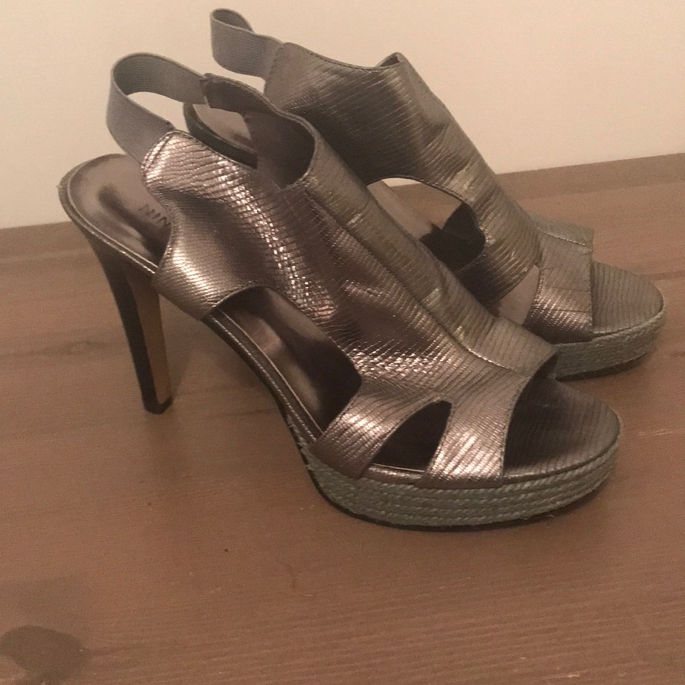 Silver heels